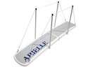 Aurora 216x39 carbon folding gangway with name in different color from product color