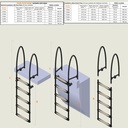 Giotto Solid swim ladder variants and sizes list
