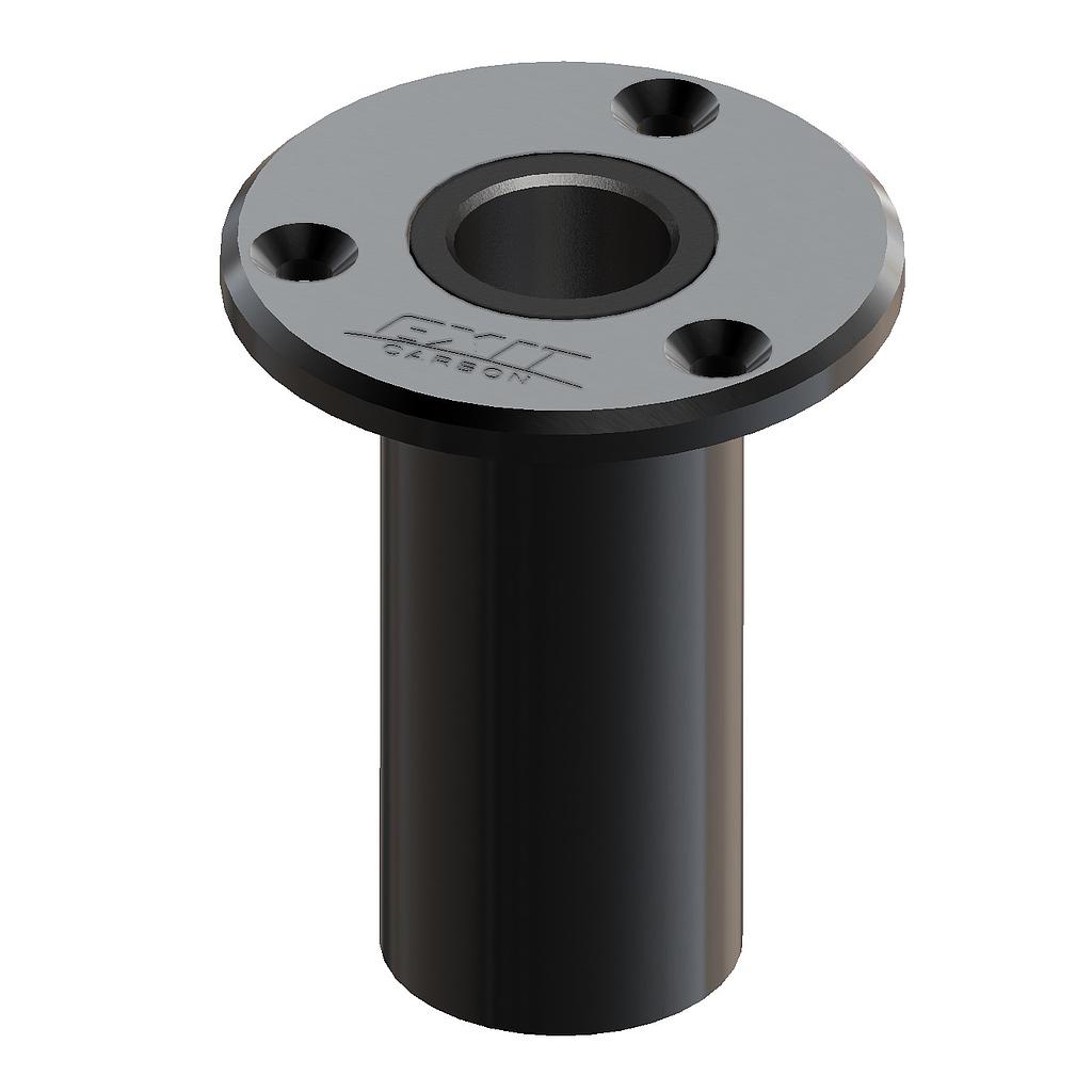 Black hard anodized female socket for gangways