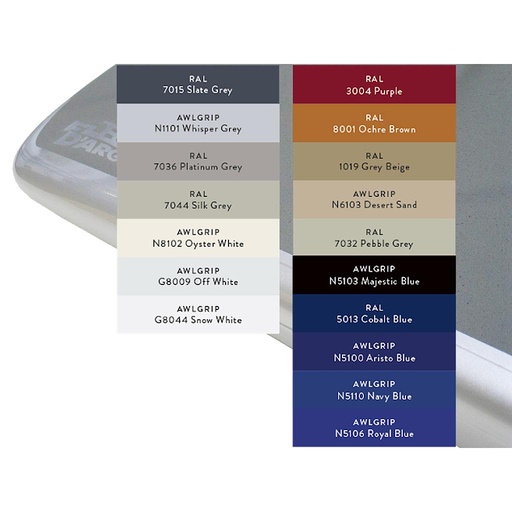Choice of color Allegra 350 gangway