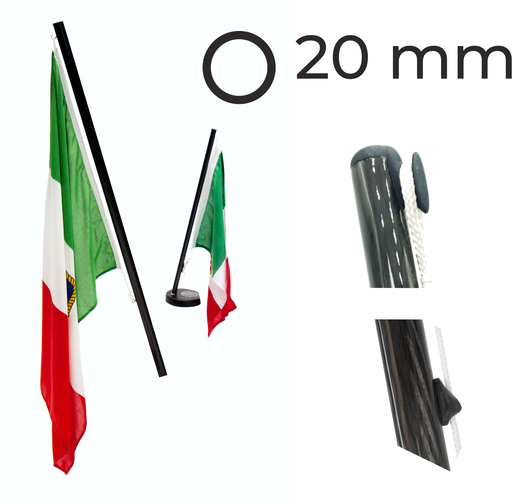 Zefiro carbon flagpole D20 mm