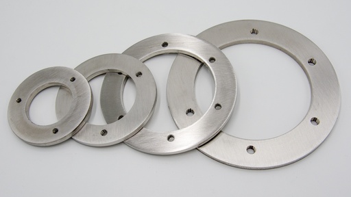 Backing flange with threaded holes for sockets